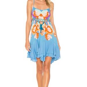 Free People Sweet Lucy Slip Dress in Sky Size S